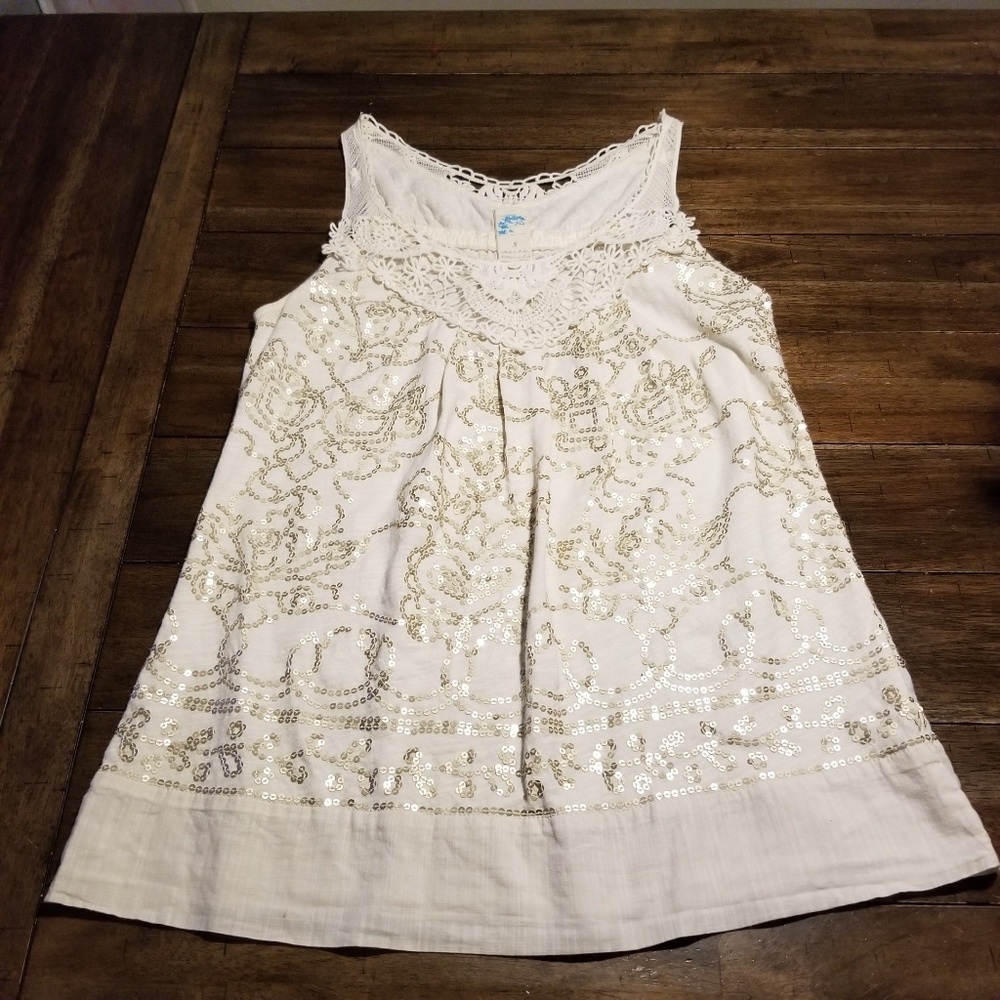 Anthropologie C keer sequin top size small - Picture 2 of 7